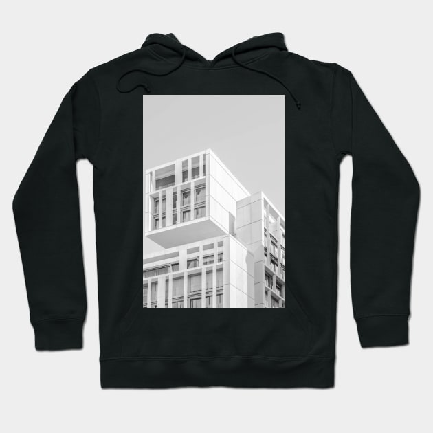 Architecture White Hoodie by PhotoHarmony